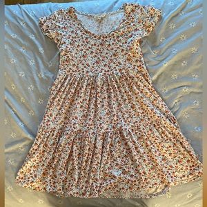 Jessica Simpson Floral Shirred Dress